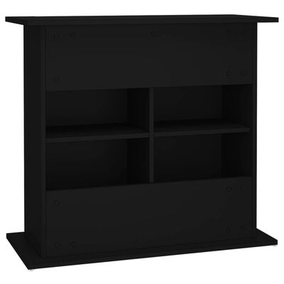 vidaXL Aquarium Stand Black 81x36x73 cm Engineered Wood