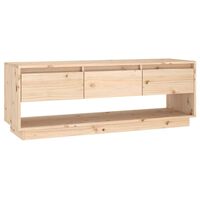 vidaXL TV Cabinet 110.5x34x40 cm Solid Wood Pine