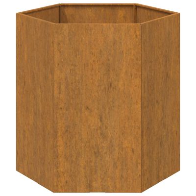 vidaXL Planter Rusty 40x40x45 cm Corten Steel