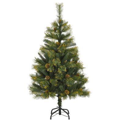 vidaXL Artificial Hinged Christmas Tree 150 LEDs 150 cm