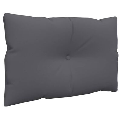 vidaXL Pallet Cushions 3 pcs Anthracite Fabric