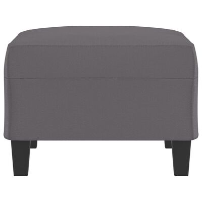 vidaXL Footstool Grey 70x55x41 cm Faux Leather