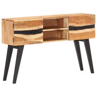 vidaXL Sideboard 120x30x75 cm Solid Acacia Wood