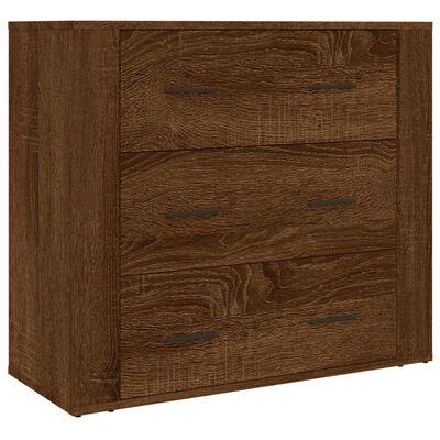 vidaXL Highboard Brown Oak Engineered Wood