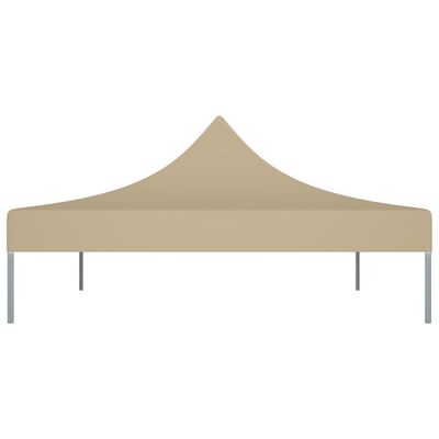 vidaXL Party Tent Roof 4.5x3 m Beige 270 g/m²