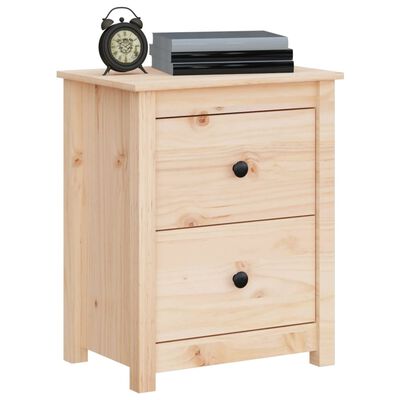 vidaXL Bedside Cabinet 50x35x61.5 cm Solid Wood Pine