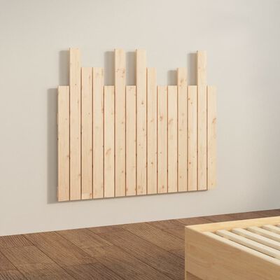 vidaXL Wall Headboard 95.5x3x80 cm Solid Wood Pine