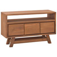 vidaXL TV Cabinet 80x30x50 cm Solid Teak Wood