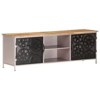 vidaXL TV Cabinet 120x30x40 cm Rough Mango Wood