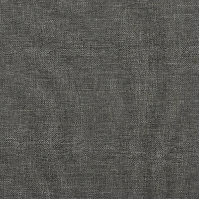 vidaXL Pocket Spring Bed Mattress Dark Grey 90x190x20 cm Fabric