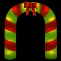 vidaXL Christmas Inflatable Arch Gate LED 270 cm