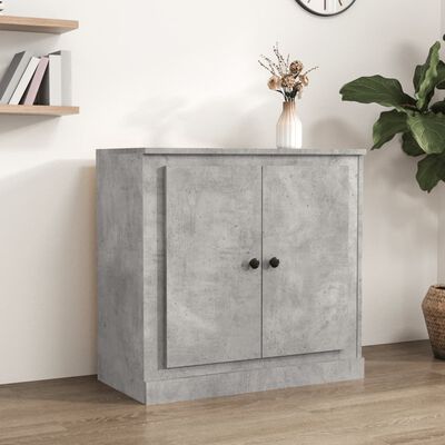 vidaXL Sideboard Concrete Grey 70x35.5x67.5 cm Engineered Wood