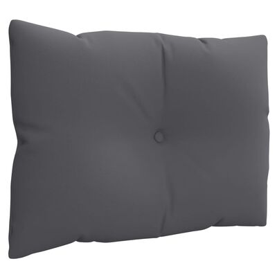 vidaXL Pallet Cushions 3 pcs Anthracite Fabric