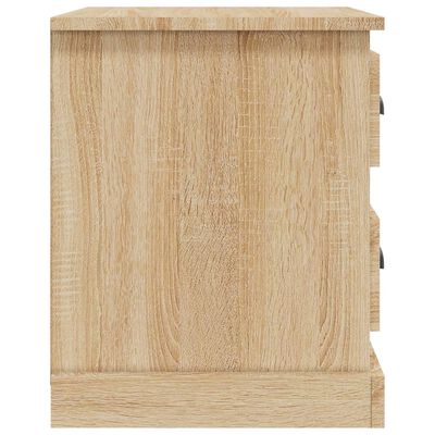 vidaXL Bedside Cabinet Sonoma Oak 39x39x47.5 cm Engineered Wood