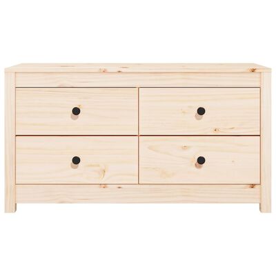 vidaXL Side Cabinet 100x40x54 cm Solid Wood Pine