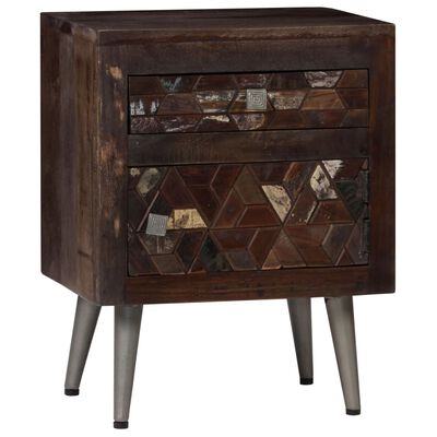 vidaXL Bedside Cabinet Solid Reclaimed Wood 40x30x50 cm