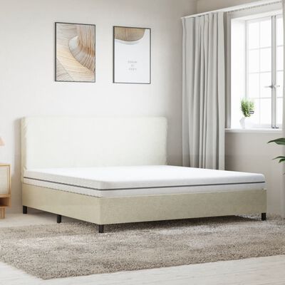 vidaXL Foam Mattress Medium Soft 183x203 cm King Size