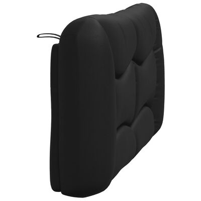 vidaXL Headboard Cushion Black 137 cm Double Faux Leather