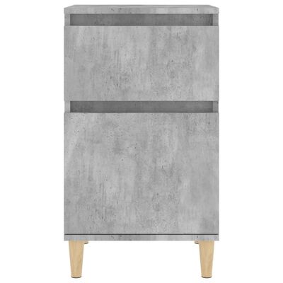 vidaXL Bedside Cabinets 2 pcs Concrete Grey 40x35x70 cm