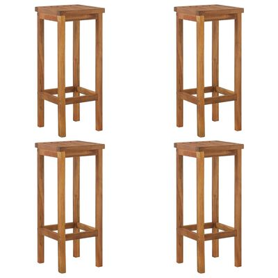 vidaXL 5 Piece Garden Bar Set Solid Wood Acacia