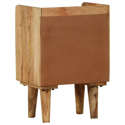 vidaXL Bedside Cabinet Solid Mango Wood 40x30x59.5 cm