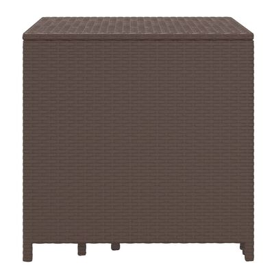 vidaXL Nesting Tables 3 pcs Brown Poly Rattan