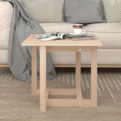 vidaXL Coffee Table 50x50x45 cm Solid Wood Pine