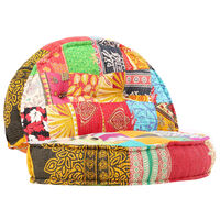 vidaXL Pouffe 100x20 cm Patchwork Fabric