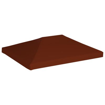 vidaXL Gazebo Top Cover 310 g/m² 3x4 m Terracota