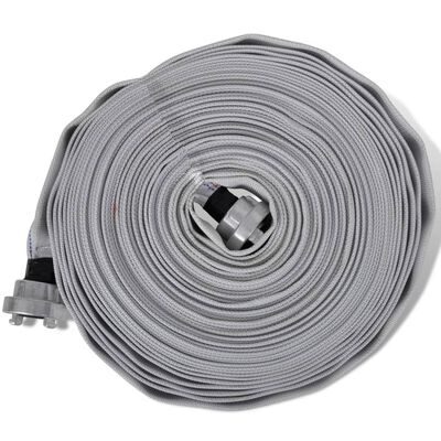 vidaXL Fire Hose Flat Hose 30 m with D-Storz Couplings 1 Inch