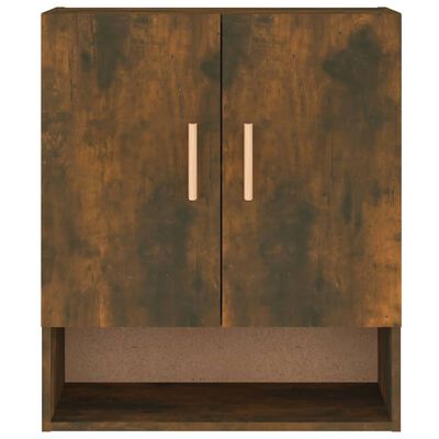 vidaXL Wall Cabinet Smoked Oak 60x31x70 cm Engineered Wood