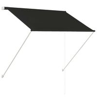 vidaXL Retractable Awning 100x150 cm Anthracite