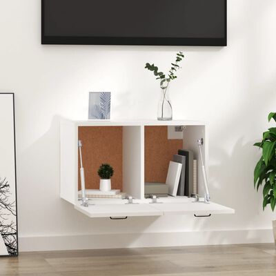 vidaXL Wall Cabinet White 60x36.5x35 cm Engineered Wood