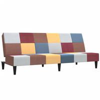 vidaXL 2-Seater Sofa Bed Fabric