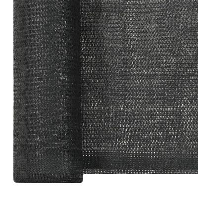 vidaXL Privacy Net HDPE 1x10 m Black