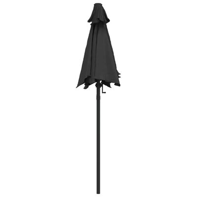 vidaXL Garden Parasol Anthracite 200x224 cm Aluminium