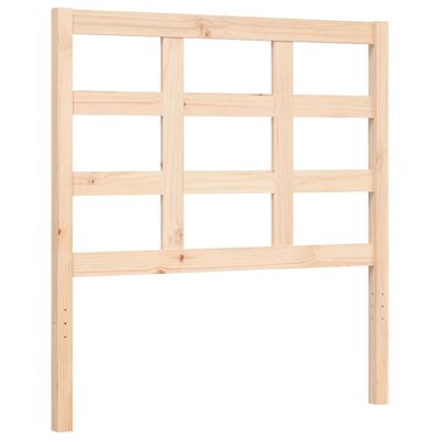 vidaXL Bed Frame without Mattress Single Solid Wood