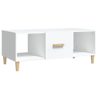 vidaXL Coffee Table White 102x50x40 cm Engineered Wood