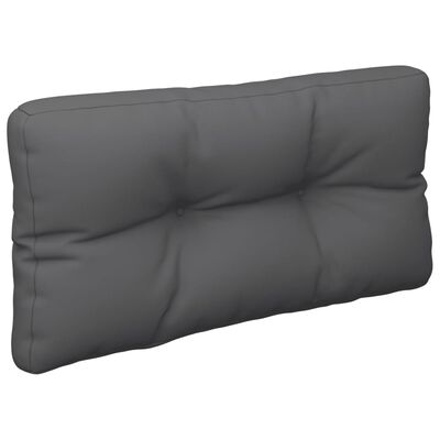 vidaXL Pallet Cushion Anthracite 70x40x12 cm Fabric