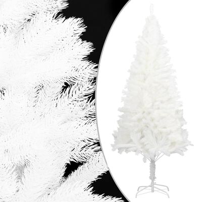 vidaXL Artificial Pre-lit Christmas Tree with Ball Set White 150 cm