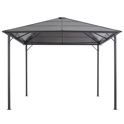 vidaXL Gazebo with Roof Aluminium 3x3 m Anthracite