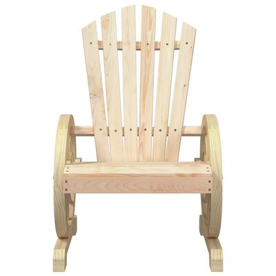 vidaXL Garden Adirondack Chair Solid Wood Fir