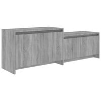 vidaXL TV Cabinet Grey Sonoma 146.5x35x50 cm Engineered Wood