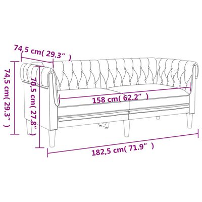 vidaXL 3 Piece Sofa Set Dark Grey Fabric