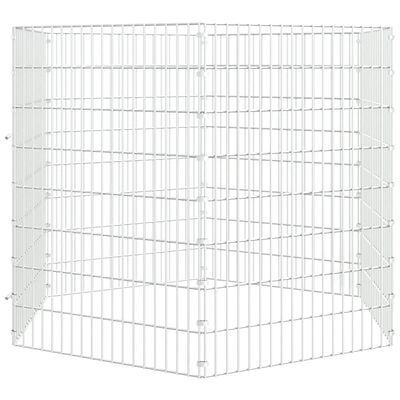 vidaXL Free Range Animal Enclosure 6-Panel 54x80 cm Galvanised Iron