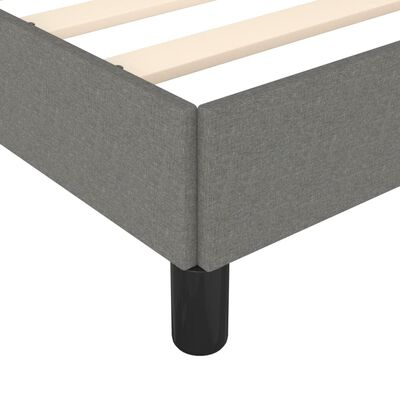 vidaXL Bed Frame Dark Grey 106x203 cm King Single Size Fabric