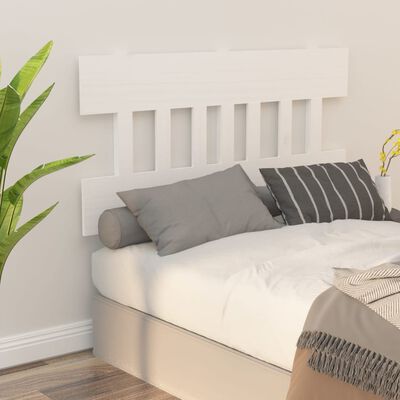 vidaXL Bed Headboard White 183.5x3x81 cm Solid Wood Pine