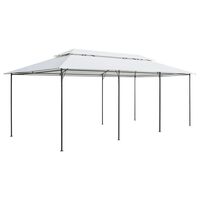 vidaXL Gazebo 600x298x270 cm White 180g/m²