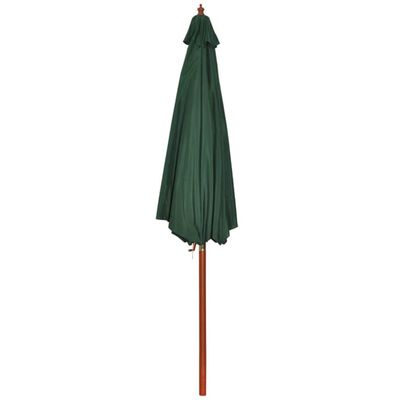 vidaXL Garden Parasol Green 258 cm