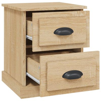 vidaXL Bedside Cabinet Sonoma Oak 39x39x47.5 cm Engineered Wood